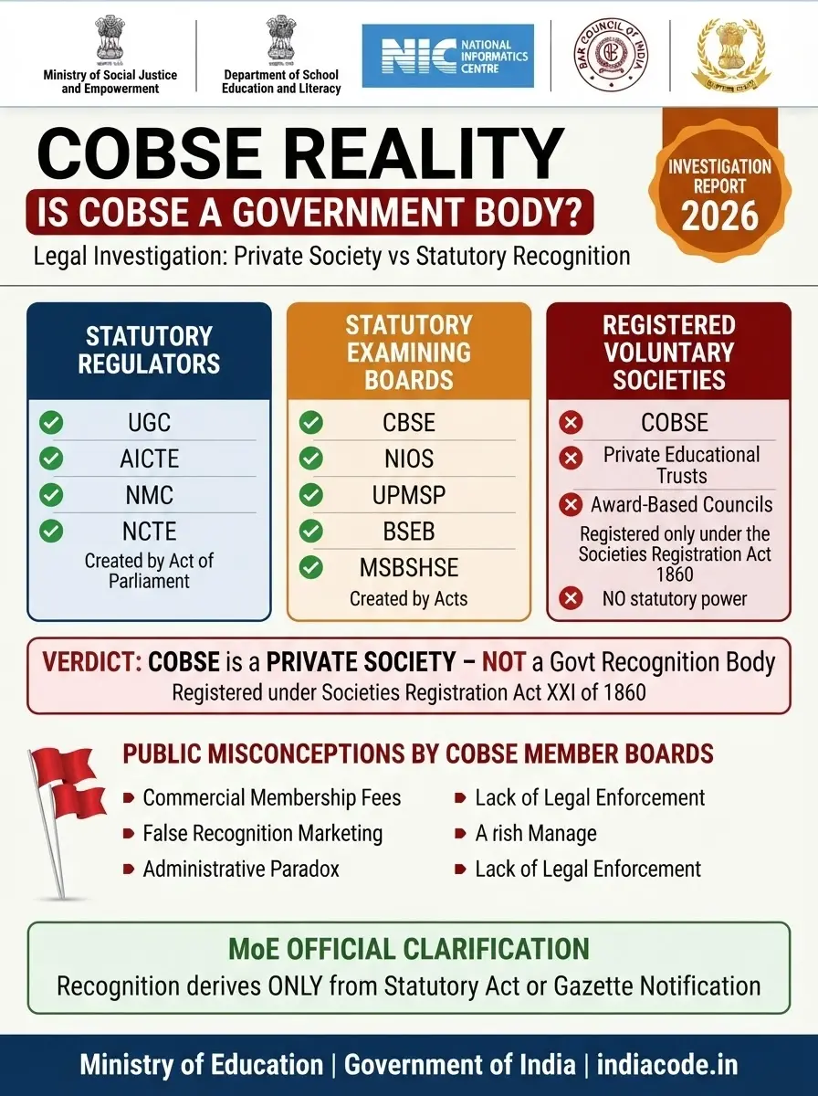 COBSE Reality & Legal Status