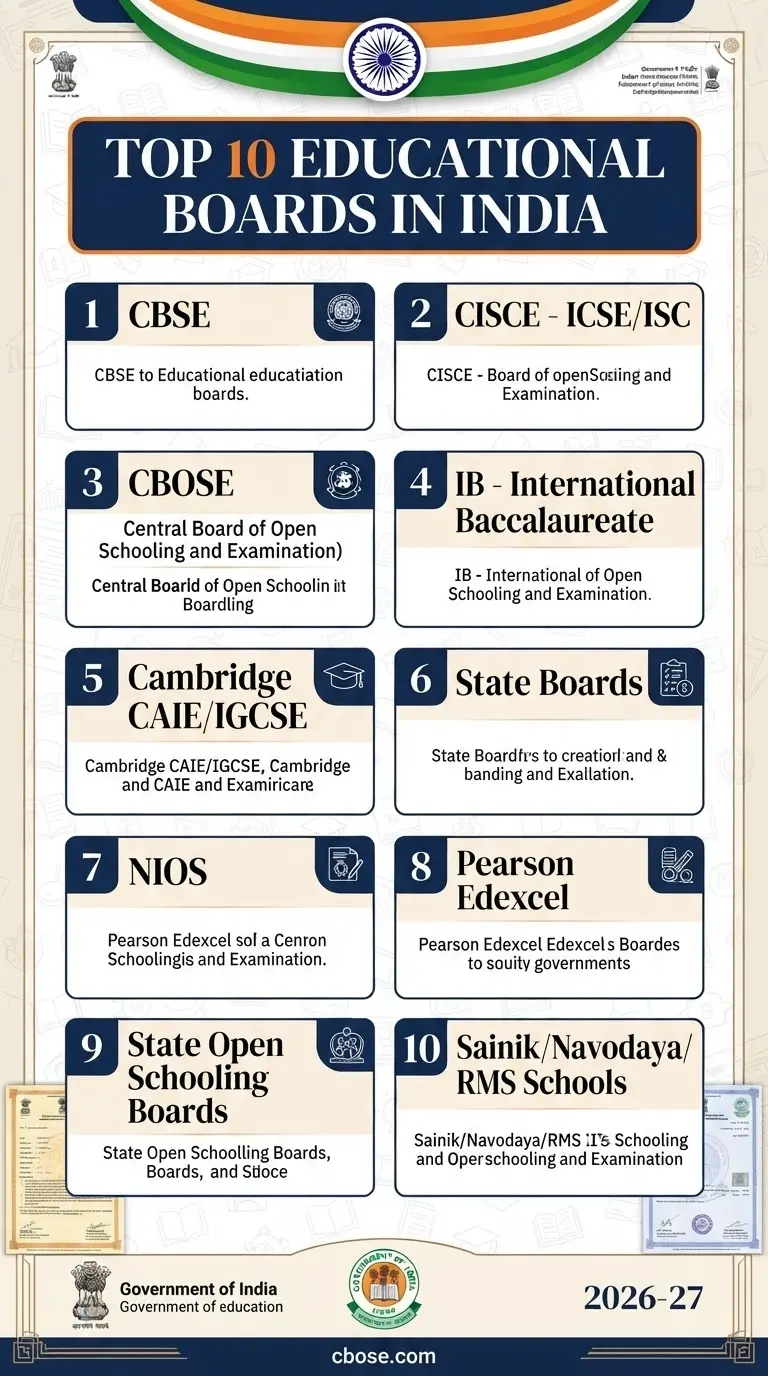 Top 10 Educational Boards in India: Govt of India Verified